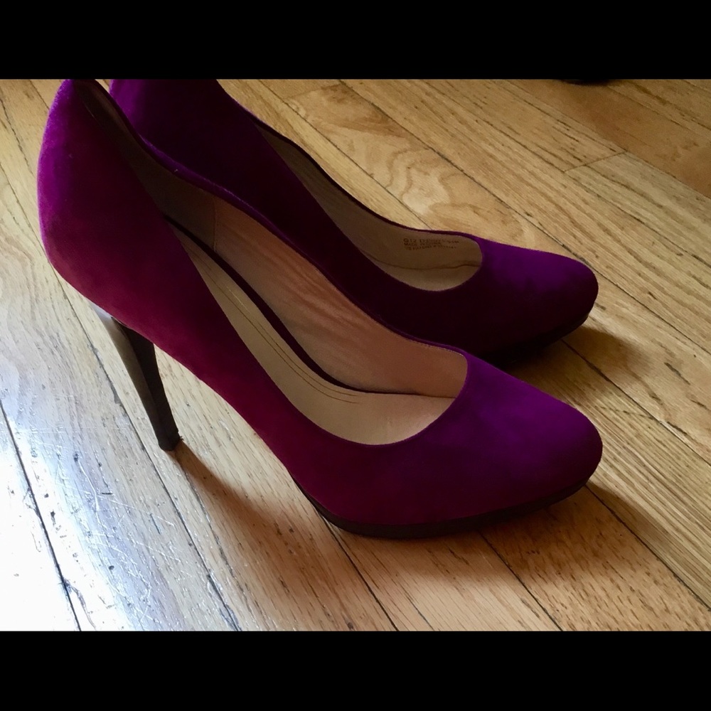 Cole Haan Berry Suede Stilettos 9.5